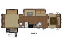 Hideout 31RBTS Floorplan Image