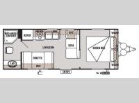 Wildwood X-Lite 241QBXL Floorplan Image