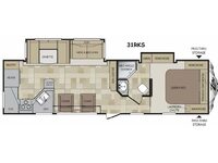 Cougar X-Lite 31RKS Floorplan