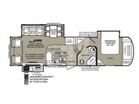 Wildcat 317RL Floorplan