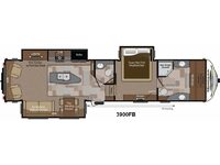 Montana Big Sky 3900 FB Floorplan