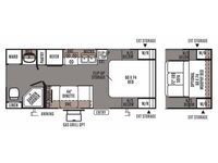 Rockwood Mini Lite 2304 Floorplan