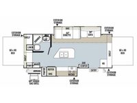 Rockwood Roo 23IKSS Floorplan Image