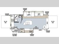 Rockwood Roo 23IKSS Floorplan Image