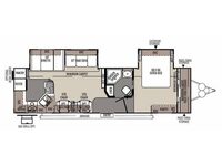 Rockwood Signature Ultra Lite 8310SS Floorplan Image