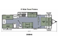 Apex Ultra-Lite 298BHS Floorplan