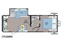 Coleman Lantern 268RK Floorplan