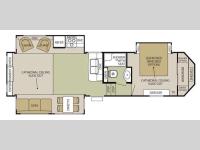 Cedar Creek Silverback 29RE Floorplan
