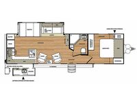 Salem Hemisphere Lite 282RK Floorplan