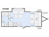 Used 2014 Winnebago Industries Towables Minnie 2101 DS image