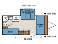 Spree Escape E196S Floorplan