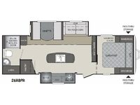 Premier Ultra Lite 26RBPR Floorplan