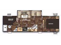 Cherokee 274DBH Floorplan Image