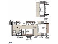 Flagstaff Micro Lite 23FB Floorplan