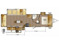 Hill Country HCT32RL Floorplan Image