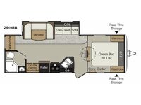 Passport 2510RB Grand Touring Floorplan