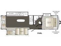 Outback 316RL Floorplan