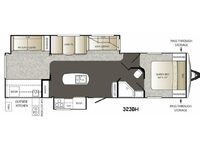 Outback 323BH Floorplan