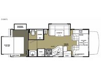 Sunseeker 2500TS Ford Floorplan Image