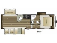Cougar X-Lite 29RET Floorplan