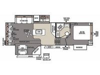 Rockwood Signature Ultra Lite 8289WS Floorplan