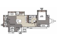 Rockwood Signature Ultra Lite 8329SS Floorplan