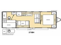 Catalina 273BH Floorplan Image
