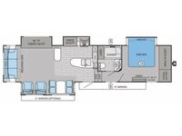 Pinnacle 36RSQS Floorplan Image