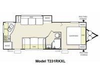Salem Cruise Lite 231RKXL Floorplan Image