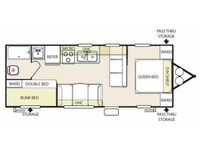 Salem Cruise Lite 261BHXL Floorplan Image