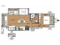 Salem Hemisphere Lite 272RLIS Floorplan Image