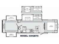 Sabre 330QBTS Floorplan