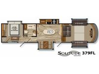 Solitude 379FL Floorplan Image