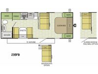 Autumn Ridge 235FB Floorplan Image