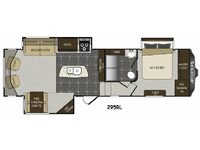 Avalanche 295RL Floorplan Image