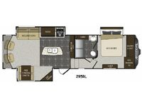 Avalanche 295RL Floorplan Image