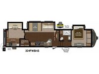 Sprinter 324FWBHS Floorplan