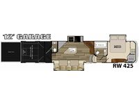 Road Warrior 425 Floorplan