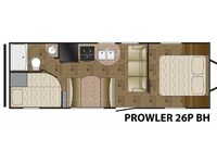 Prowler 26P BH Floorplan Image