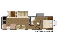 Prowler 29P RKS Floorplan Image