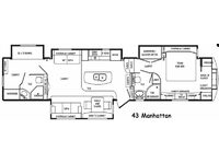 Mobile Suites 43 Manhattan Floorplan