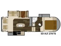 Sundance XLT 278TS Floorplan Image