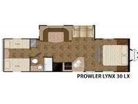 Prowler 30 LX Lynx Floorplan Image