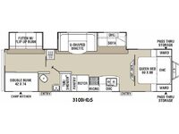 Freedom Express 310BHDS Floorplan