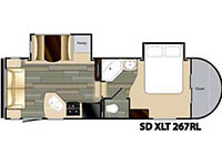 Sundance XLT 267RL Floorplan
