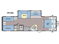 Coleman Lantern Series 295QBS Floorplan Image