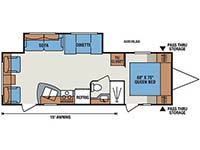 Sportsmen Show Stopper S281RLSS Floorplan