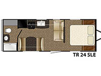 Trail Runner 24 SLE Floorplan Image