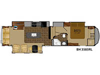 Used 2016 Heartland Bighorn 3585RL image