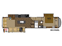 Bighorn 3760EL Floorplan